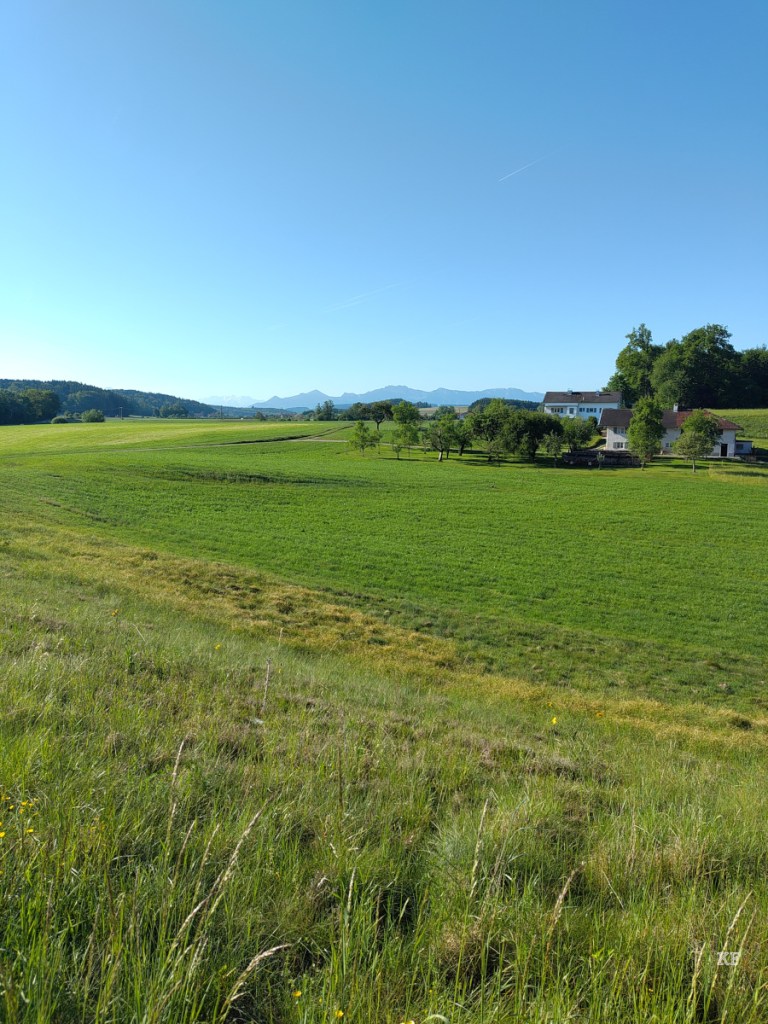 Unterwegs auf der kleinen Urschlachrunde bei Halfing